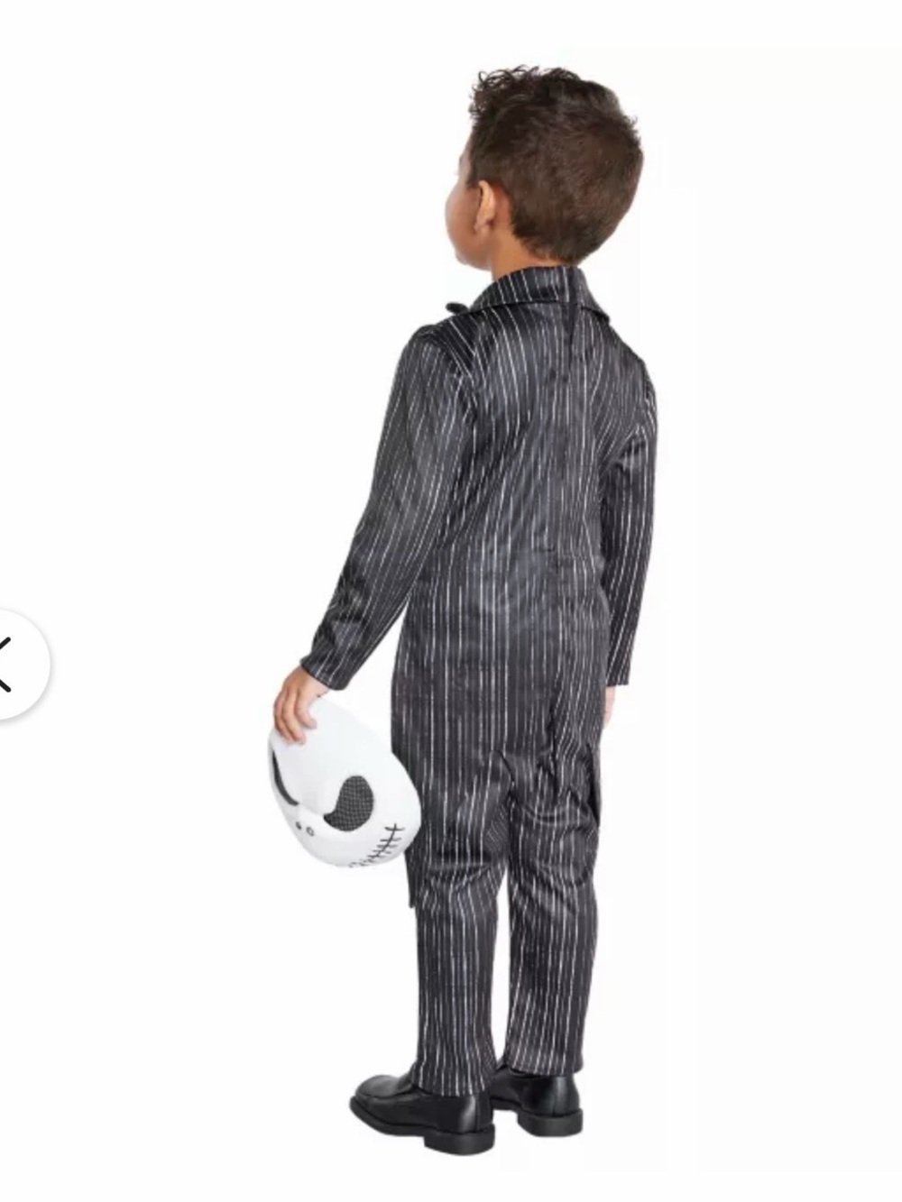 Kids Jack Skellington Costume 5T-6T no mask - Picture 2 of 4